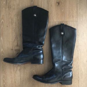 Frye Melissa Button Leather Boots